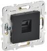 Розетка компьютерная RJ45 кат.5E SKANDY SK-K01Bl черн. IEK SK-K10-1-K02 - УПС инжиниринг