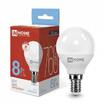 Лампа светодиодная LED-ШАР-VC 8Вт шар 6500К холод. бел. E14 760лм 230В IN HOME 4690612024882 - УПС инжиниринг