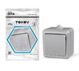 Переключатель 1-кл. ОП Dita IP54 10А 250В сер. TOKOV ELECTRIC TKL-DT-P1-C06-IP54 - УПС инжиниринг