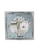 Розетка компьютерная + телефонная 2-м СП Mira RJ45 + RJ11 сер. метал. LEZARD 701-1010-143 - УПС инжиниринг