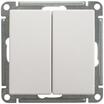 Переключатель проходной 2-кл. СП W59 10А IP20 10AX механизм бел. SE VS610-256-1-86 - УПС инжиниринг