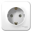 Розетка 1-м ОП Blanca 16А IP20 250В с заземл. без защ. шторок бел. SE BLNRA010101 - УПС инжиниринг