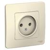 Розетка 1-м СП Blanca 16А IP20 250В без заземл. без защ. шторок молоч. SE BLNRS000012 - УПС инжиниринг