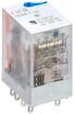 Реле интерфейсное ORM-1 4C 24В DC с LED и тест. кнопкой ONI ORM-1-4C-DC24V-L-B - УПС инжиниринг