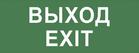 Этикетка самоклеящаяся INFO-DBA-015 200х60мм "Выход-EXIT" DPA/DBA (5/20000) Эра Б0048467 - УПС инжиниринг