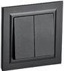 Выключатель 2-кл. СП BRITE ВСР10-2-0-БрЧ 10А в сборе черн. IEK BR-V20-0-10-K02-F - УПС инжиниринг