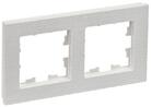 Рамка 2-м BRITE РУ-2-Бр бел. рифленый IEK BR-M22-51-K01 - УПС инжиниринг