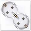 Розетка 2-м СП Simon 24 16А IP20 2х2P+E Schuko без защ. шторок механизм бел. Simon 2450459-030 - УПС инжиниринг
