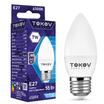 Лампа светодиодная 7Вт С37 6500К Е27 176-264В TOKOV ELECTRIC TKE-C37-E27-7-6.5K - УПС инжиниринг