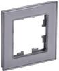 Рамка 1-м BRITE РУ-1-2-БрСе стекло сер. IEK BR-M12-G-K03 - УПС инжиниринг