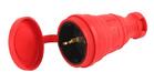 Разъем каучуковый R8-RED-IP44 с/з прямой 16А IP44 красн. Эра Б0044548 - УПС инжиниринг