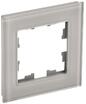 Рамка 1-м BRITE РУ-1-2-БрД стекло дым. IEK BR-M12-G-K30 - УПС инжиниринг