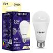 Лампа светодиодная 20Вт А60 3000К Е27 176-264В TOKOV ELECTRIC TKE-A60-E27-20-3K - УПС инжиниринг