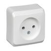 Розетка 1-м ОП Этюд 16А IP20 250В без заземл. без защ. шторок бел. SE PA16-001B - УПС инжиниринг