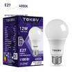Лампа светодиодная 12Вт А60 4000К Е27 176-264В TOKOV ELECTRIC TKE-A60-E27-12-4K - УПС инжиниринг