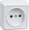 Розетка 1-м ОП Октава 10А IP20 без заземл. бел. IEK ERO10-K01-10-DC - УПС инжиниринг