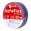 Изолента ПВХ 19мм (рул.20м) син. SafeFlex EKF plc-iz-sf-s - УПС инжиниринг