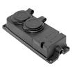 Колодка 2-м 16А IP44 2P+PE 230В с защ. крышками каучук PROxima EKF RPS-018-16-230-44-r - УПС инжиниринг
