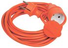 Удлинитель-шнур 1х20м с заземл. 10А IP44 УШ-01РВ 2P+PE ПВС 3х1 оранж. IEK WUP10-20-K09-44 - УПС инжиниринг