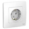 Розетка 1-м СП Blanca 16А IP20 250В с заземл. без защ. шторок бел. SE BLNRS001011 - УПС инжиниринг