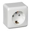 Розетка 1-м ОП Этюд 16А IP20 250В с заземл. без защ. шторок бел. SE PA16-003B - УПС инжиниринг