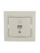 Розетка компьютерная 1-м СП Mira RJ45 крем./крем.. LEZARD 701-0303-139 - УПС инжиниринг
