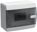 Корпус ЩРН-П-6 UNION Compact IP41 черн. прозр. дверь пластик. IEK UIC-KP12-N-06-41-K01 - УПС инжиниринг