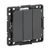 Выключатель 3-кл. Стокгольм 10А механизм черн. PROxima EKF EZV10-024-10 - УПС инжиниринг