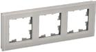 Рамка 3-м BRITE РУ-3-2-БрД стекло дым. IEK BR-M32-G-K30 - УПС инжиниринг