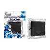 Выключатель 1-кл. СП Pixel 10А IP20 с индикатором механизм карбон TOKOV ELECTRIC TKE-PX-V1I-C14 - УПС инжиниринг