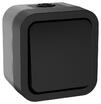 Выключатель кнопочный 1-кл. ОП TORS 10А IP55 TS110 графит IEK TS-V14-0-10-55-K53 - УПС инжиниринг
