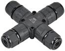 Коннектор кабельный герметичный WTP-108 3 PIN IP68 IEK UWC10-X-024-3-68 - УПС инжиниринг