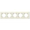 Рамка 5-м Афина универс. сл. кость (ivory) Universal A1042-I - УПС инжиниринг