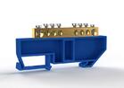 Шина нулевая на DIN-изоляторе 6х9мм 8 отвер. латунь TOKOV ELECTRIC TKE-BCB-69-8-DIN/N - УПС инжиниринг