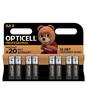 Элемент питания алкалиновый AA/LR6 (блист. 8шт) Professional Opticell 5052007 - УПС инжиниринг