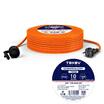Удлинитель-шнур 1х10м без заземл. 6А IP20 2х0.75 TOKOV ELECTRIC TKE-SS10-075 - УПС инжиниринг