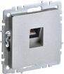 Розетка компьютерная СП RJ45 кат.5E BRITE РК10-БрА механизм алюм. IEK BR-K10-1-K47 - УПС инжиниринг