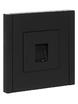 Розетка компьютерная RJ45 кат.5E FORTE&PIANO FP132 черн. IEK FP-K10-1-K02 - УПС инжиниринг
