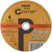 Диск отрезной по металлу нержавеющей стали и алюминию Profi Plus Т41-230х2.5х22.2мм Cutop 40002т - УПС инжиниринг