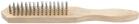 Корщетка с деревянной ручкой 4-х рядная FIT 38404 - УПС инжиниринг