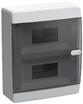 Корпус ЩРН-П-18 UNION Compact IP41 черн. прозр. дверь пластик. IEK UIC-KP12-N-18-41-K01 - УПС инжиниринг