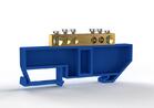Шина нулевая на DIN-изоляторе 6х9мм 6 отвер. латунь TOKOV ELECTRIC TKE-BCB-69-6-DIN/N - УПС инжиниринг