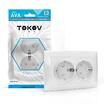 Розетка 2-м СП AVA 16А IP20 с заземл. защ. шторки в сборе бел. TOKOV LIGHT TKL-AV-R2FZSF-C01 - УПС инжиниринг