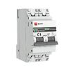 Выключатель автоматический модульный 2п C 1А 4.5кА ВА 47-63 PROxima EKF mcb4763-2-01C-pro - УПС инжиниринг