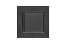 Розетка 1-м с крышкой Karea LINE STAR с заземл. дым. металлик Makel 86050029 - УПС инжиниринг