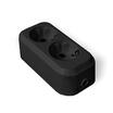 Колодка удлинителя 2-м с заземл. АБС-пластик черн. UNIVersal 1303 - УПС инжиниринг