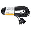 Удлинитель-шнур 1х20м без заземл. 6А IP20 1.3кВт ПВС 2х0.75 черн. PROCONNECT 11-7115 - УПС инжиниринг