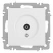 Розетка телевизионная одиночная TV СП Accent 6-301-01М IP20 бел. матов. Intro Б0063603 - УПС инжиниринг