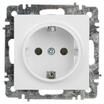 Розетка 1-м СП Accent 6-202-01 16А IP20 250В 2P+E Schuko AL/CU бел. Intro Б0063678 - УПС инжиниринг