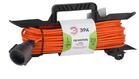 Удлинитель-шнур на рамке 1х20м без заземл. 6А IP20 UFx-1-2х0.75-20m ПВС 2х0.75 Эра Б0046821 - УПС инжиниринг